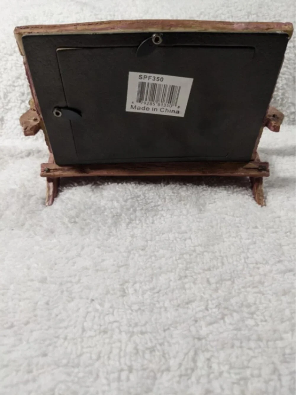 Bench Picture Frame Shaped Like an Old Log Bench Gift/Cottage Chic/Decor/ VTG